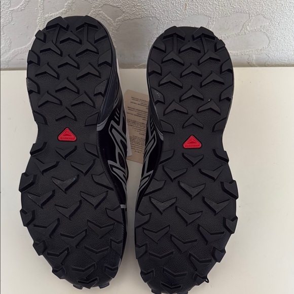 Salomon Black Gray Speedcross 3 GTX Gortex Trail Shoes Size 6 NWT - Picture 8 of 16